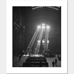 Union Station Waiting Room, 1943. Vintage Photo Posters and Art